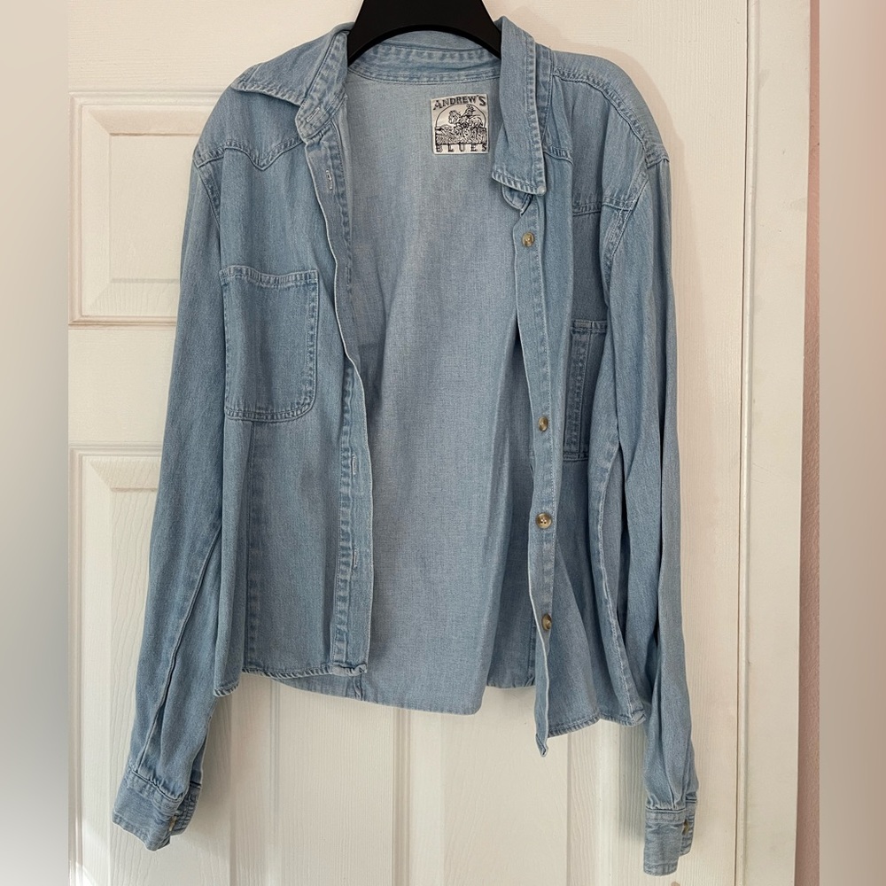 Andrew’s Blues vintage denim button up